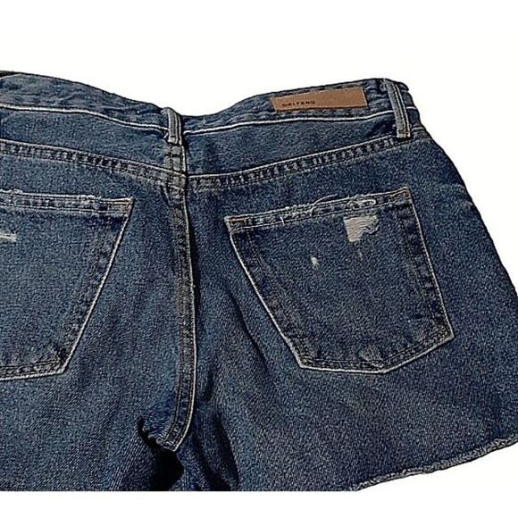 GRLFRND Helena High Rise Cut Off Shorts Button Fly Destroyed 5 Pocket Size 26 - Picture 8 of 13